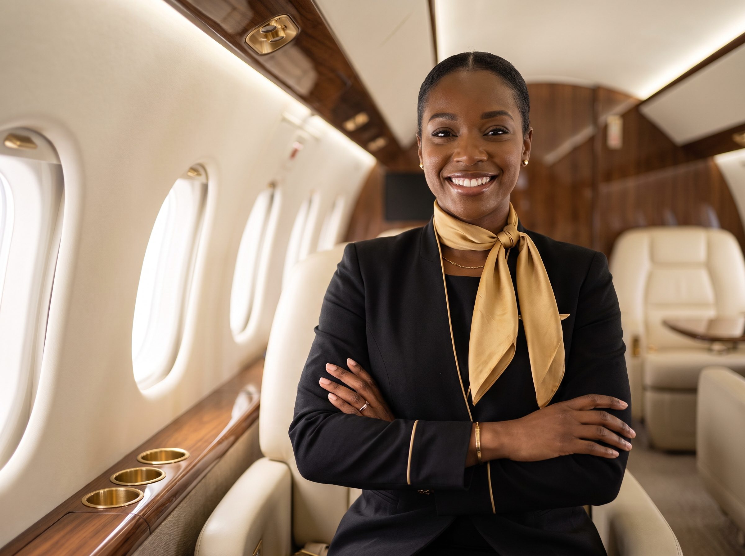 Zino Aviation cabin crew member